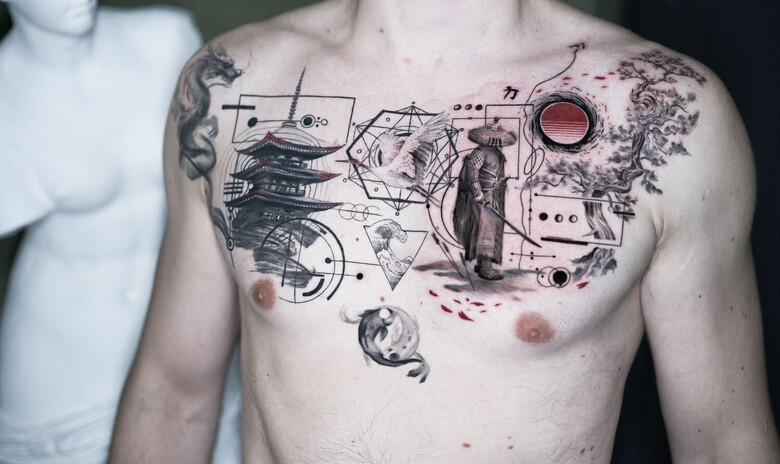 Tattoo artist Kirill Antik